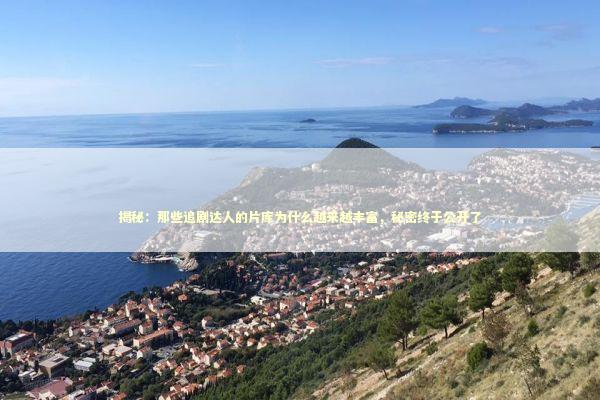 揭秘：那些追剧达人的片库为什么越来越丰富，秘密终于公开了 影视小说